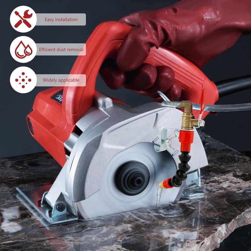 HOTBEST 3 Pcs Dust Remover Water Sprayer for Cutting Machine, Cutting Machine Misting System Water Sprayer with 3 m Hose, Universal Dust Remover Water Sprayer System Nozzle, Coolant Misting Dust-Proof - Image 5